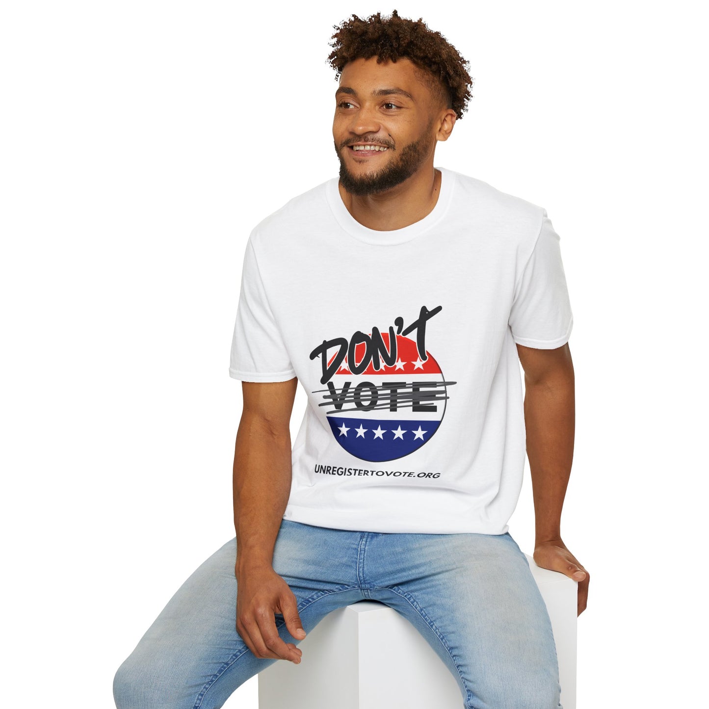 Don't Vote! Unisex Softstyle T-Shirt